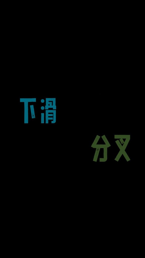 字幕分叉离开