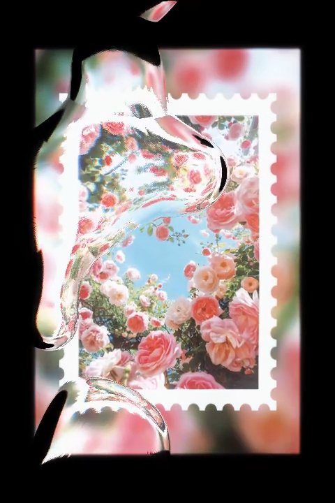 剪映邮票照片朋友圈 特效预设 – 邮票相框免费下载