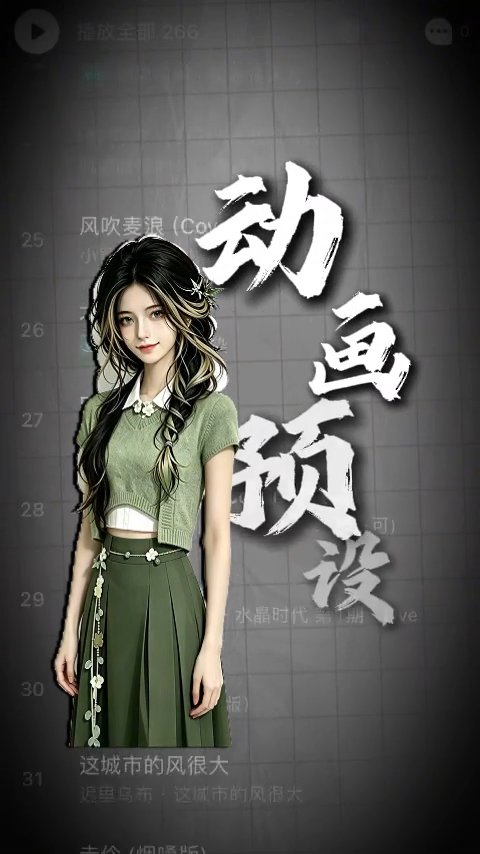 剪映歌词背景滚动 动画预设 – 歌词滚动免费下载